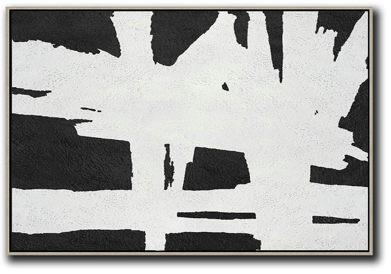 Extra Large Canvas Painting,Oversized Horizontal Minimal Art On Canvas - Contemporary Artwork